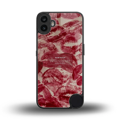 Reminder back phone cover | glass case for cmf nothing phone 1