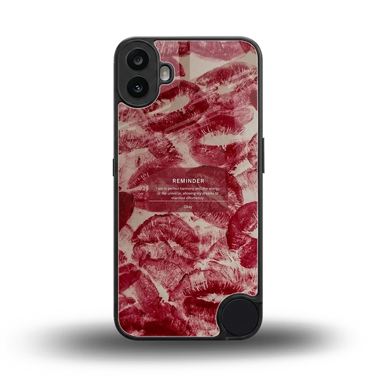 Reminder back phone cover | glass case for cmf nothing phone 1