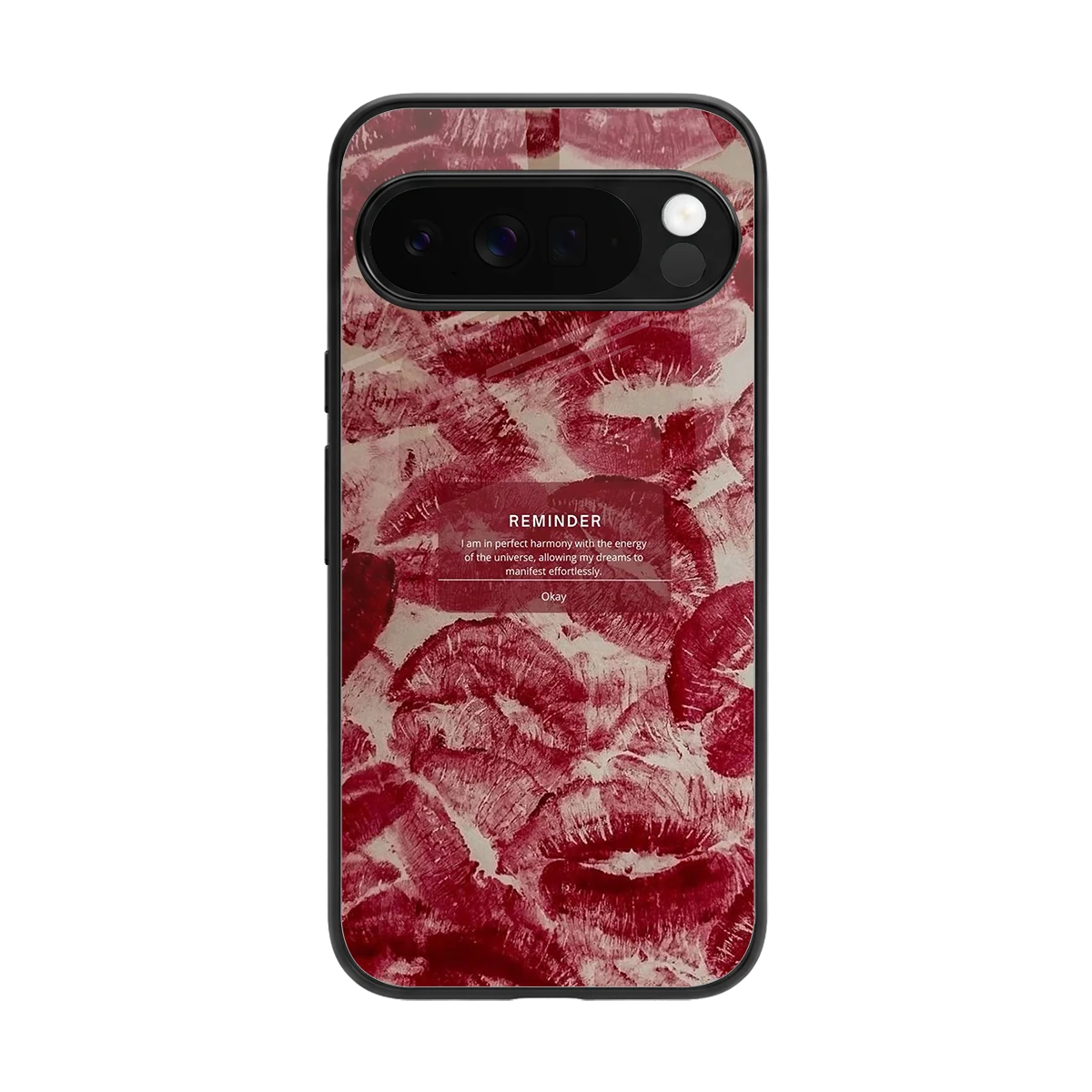 Reminder back phone cover | glass case for google pixel 10 pro xl