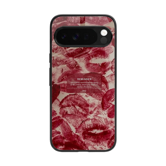 Reminder back phone cover | glass case for google pixel 10 pro xl