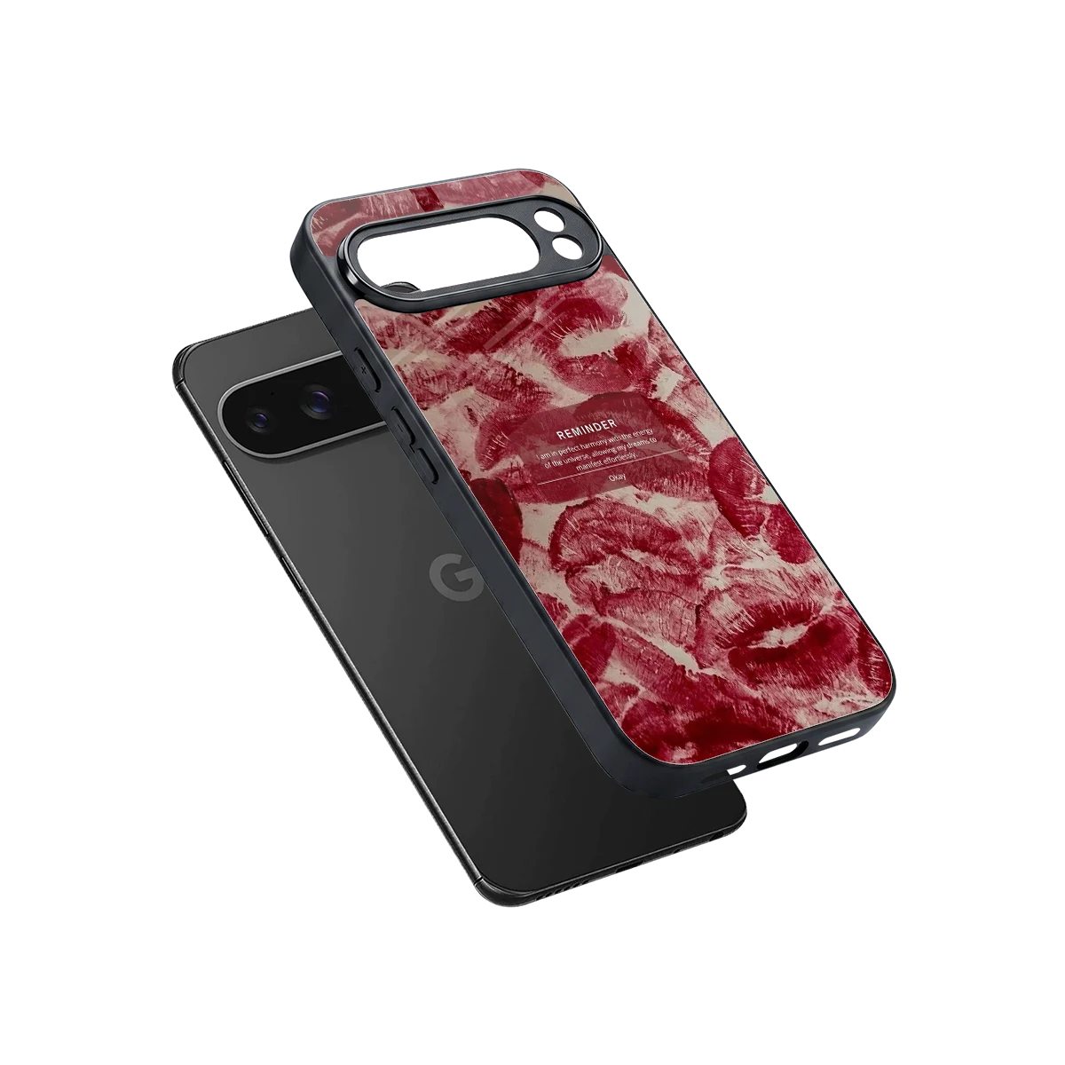 Reminder sleek google pixel 10 pro xl cover with tempered glass back and TPU edges