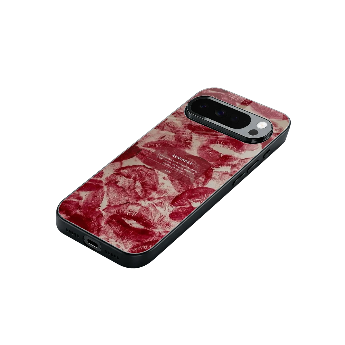 Reminder stylish phone case for google pixel 10 pro xl | glossy glass and slim fit