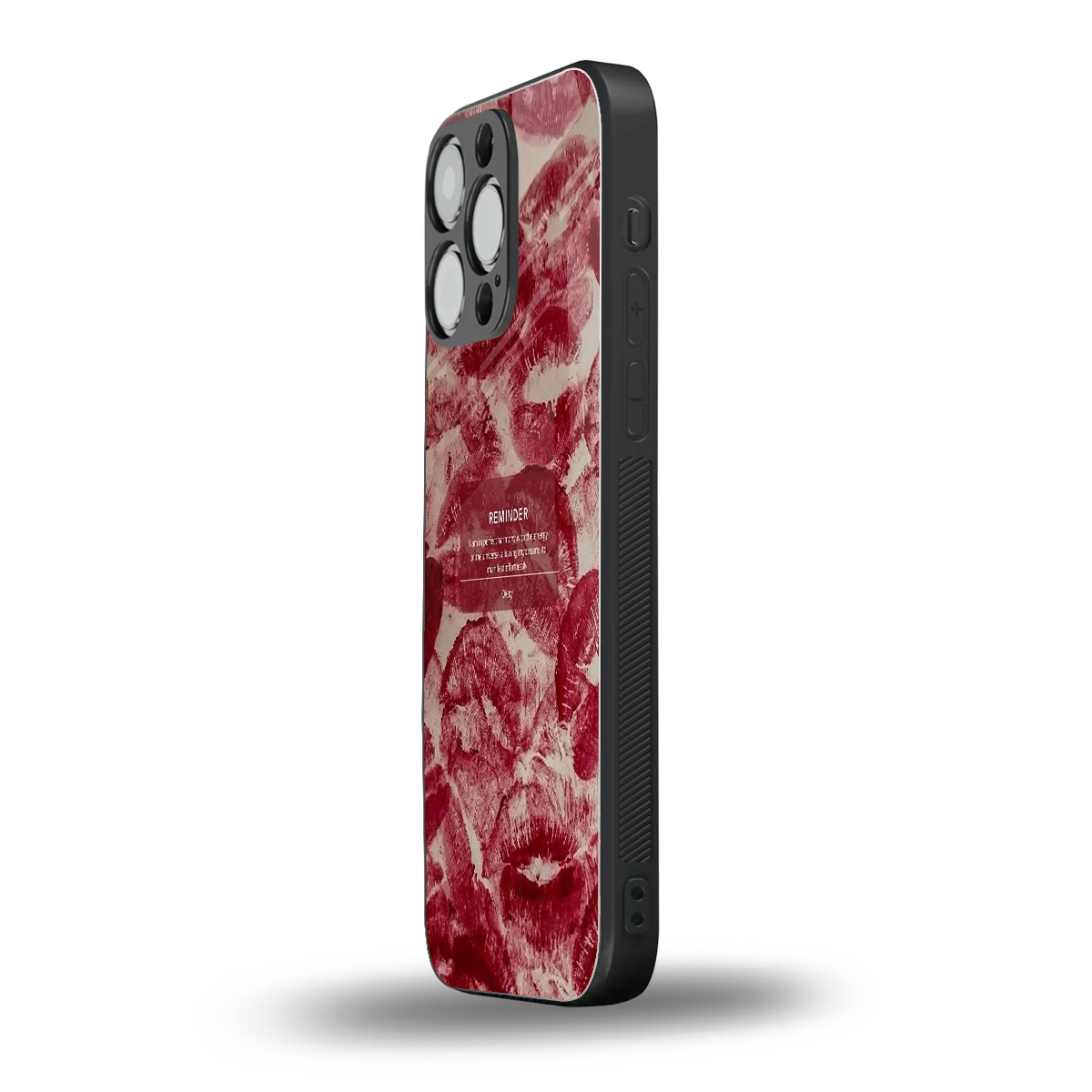 Reminder iphone 13 pro max mobile cover | shockproof glass phone case