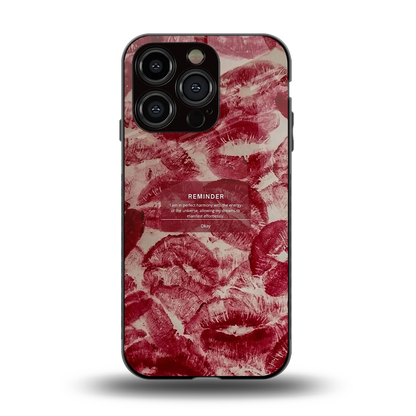 Reminder back phone cover | glass case for iphone 13 pro