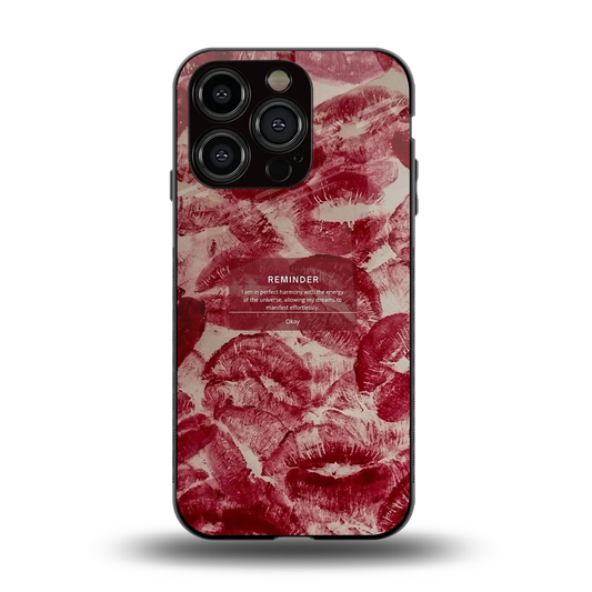 Reminder back phone cover | glass case for iphone 13 pro