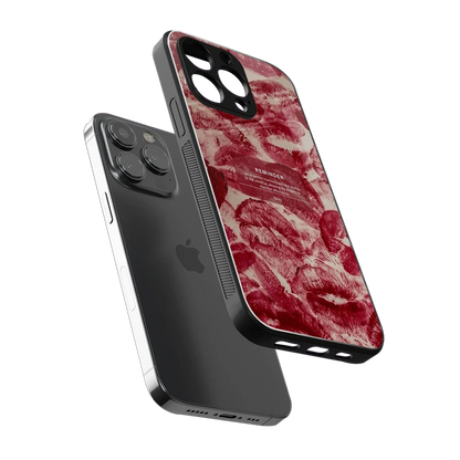 Reminder sleek iphone 13 pro cover with tempered glass back and TPU edges