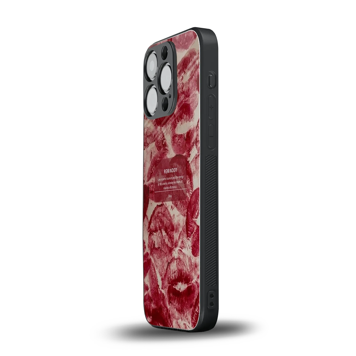 Reminder iphone 13 pro mobile cover | shockproof glass phone case