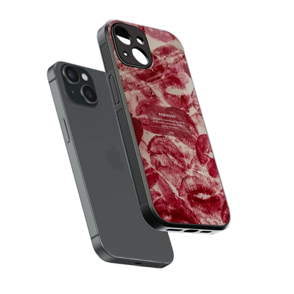 Reminder sleek iphone 13 cover with tempered glass back and TPU edges