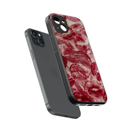 Reminder sleek iphone 14 plus cover with tempered glass back and TPU edges