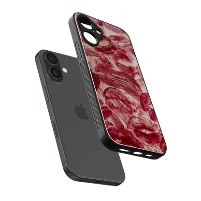 Reminder sleek iphone 16 plus cover with tempered glass back and TPU edges