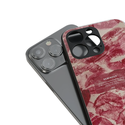 Reminder stylish phone case for iphone 14 | glossy glass and slim fit