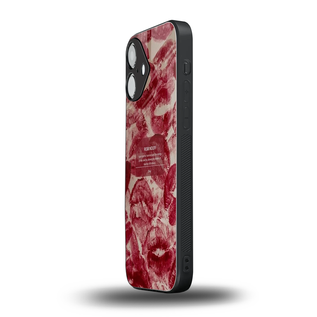 Reminder iPhone 16 mobile cover | shockproof glass phone case