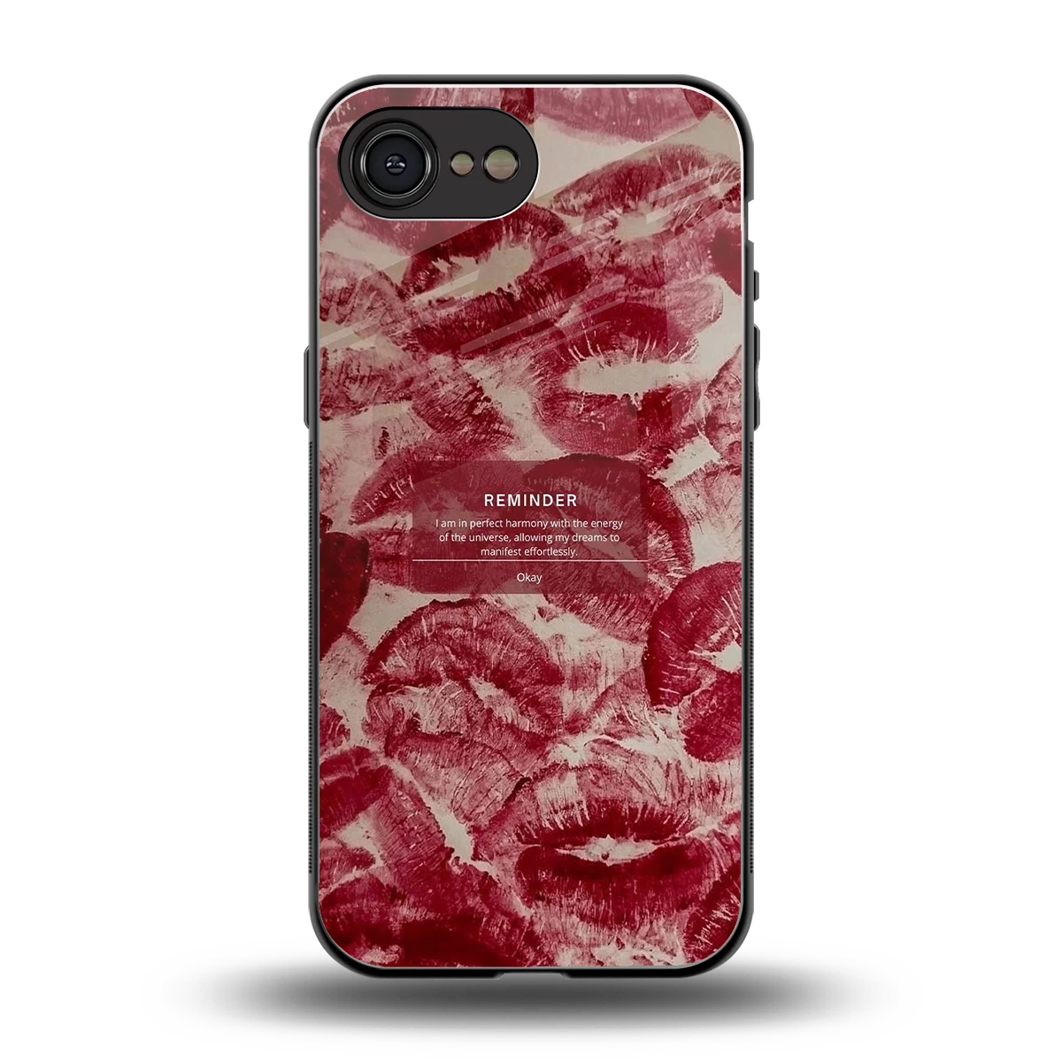 Reminder back phone cover | glass case for iphone 17e