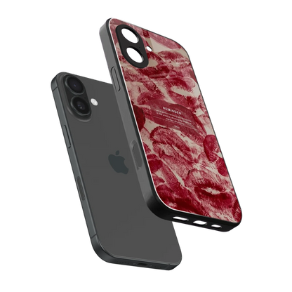 Reminder sleek iphone 17 cover with tempered glass back and TPU edges