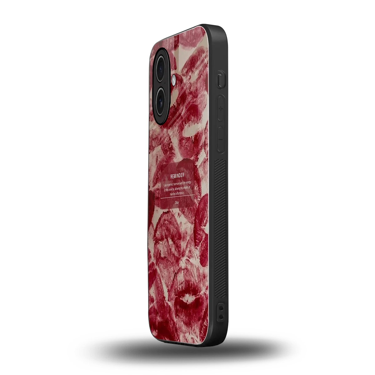 Reminder iphone 17 mobile cover | shockproof glass phone case