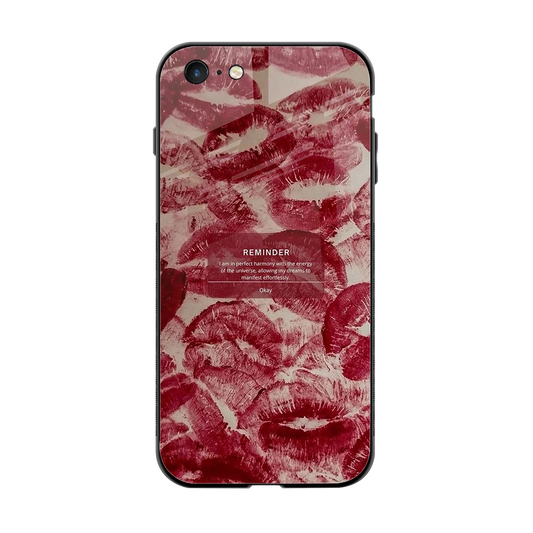 Reminder back phone cover | glass case for iphone 6s