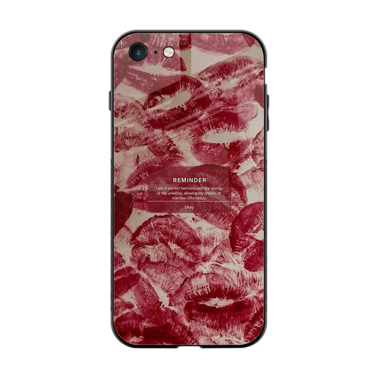Reminder back phone cover | glass case for iphone 7