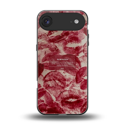 Reminder back phone cover | glass case for iphone air