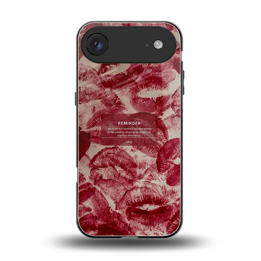 Reminder back phone cover | glass case for iphone air