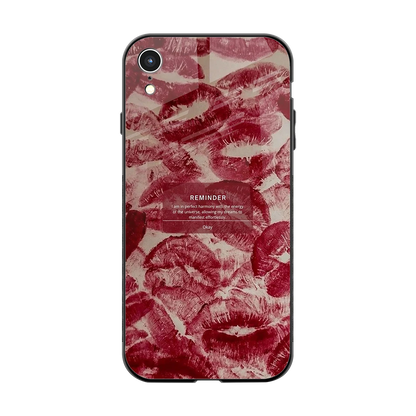 Reminder back phone cover | glass case for iphone xr