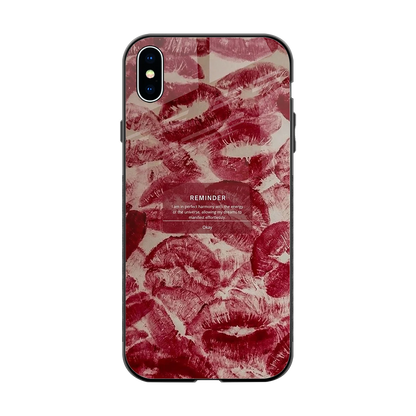 Reminder back phone cover | glass case for iphone xs max