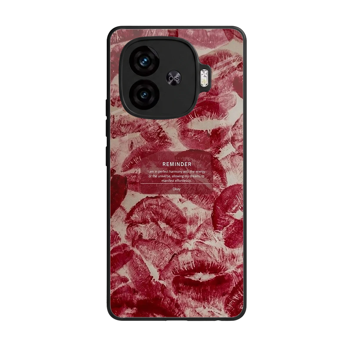 Reminder back phone cover | glass case for iqoo neo 10r 5g