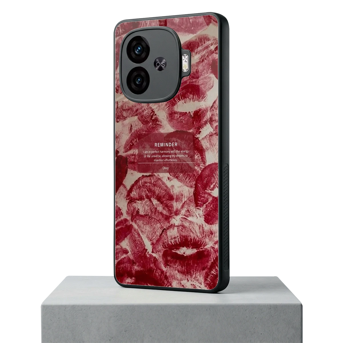 Reminder iqoo neo 10r 5g mobile cover | shockproof glass phone case