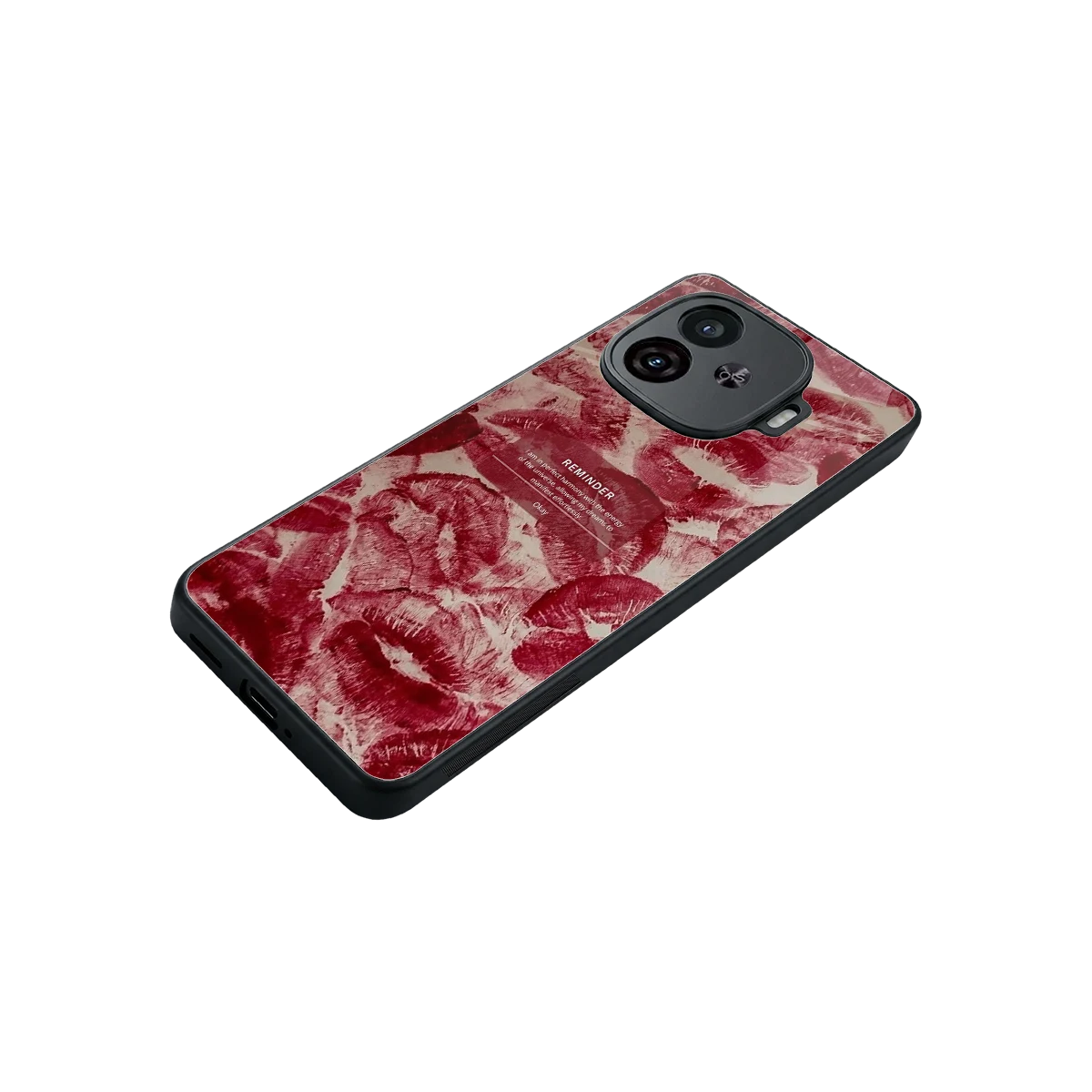 Reminder stylish phone case for iqoo neo 10r 5g | glossy glass and slim fit