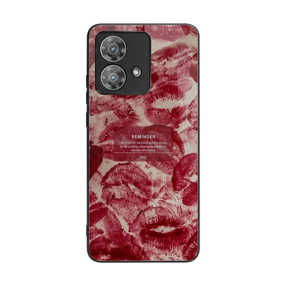 Reminder back phone cover | glass case for motorola edge 40 neo 5g