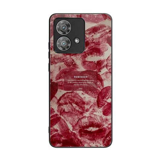 Reminder back phone cover | glass case for motorola edge 40 neo 5g