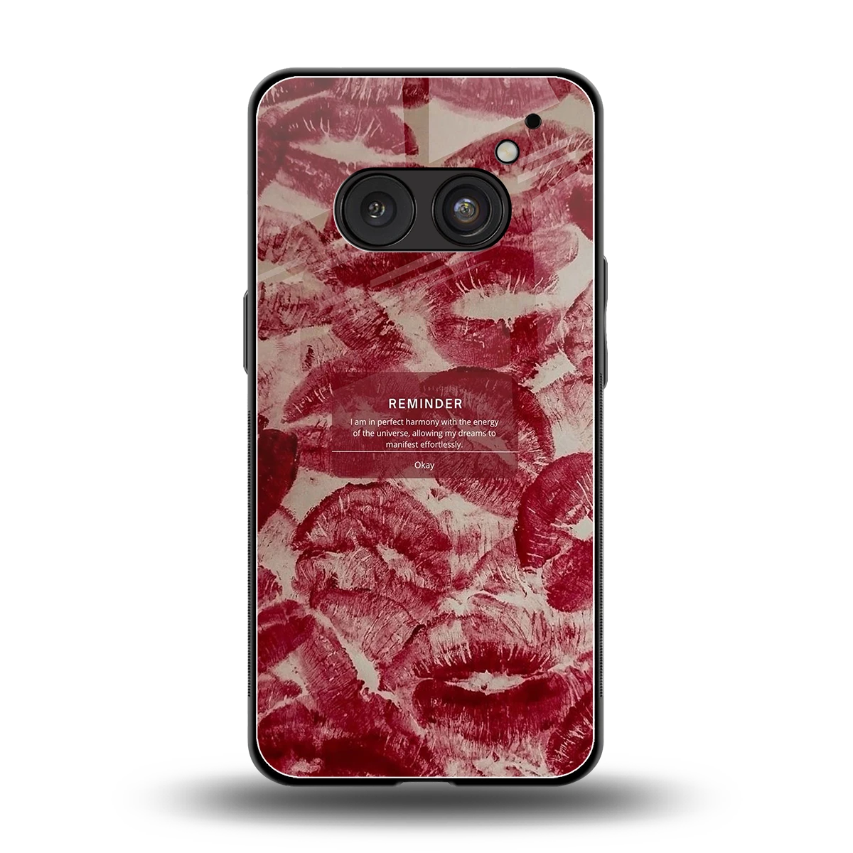 Reminder back phone cover | glass case for nothing phone 2a