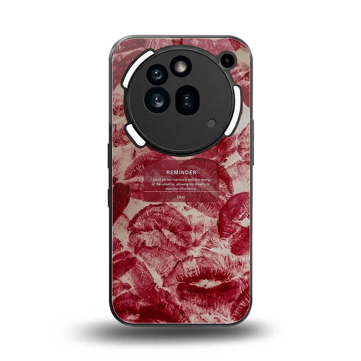 Reminder back phone cover | glass case for nothing phone 3a pro