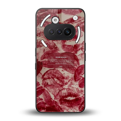 Reminder back phone cover | glass case for nothing phone 3a