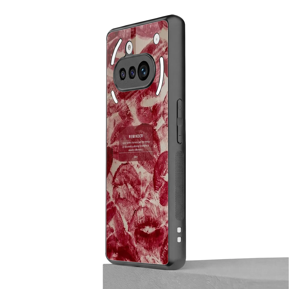 Reminder nothing phone 3a mobile cover | shockproof glass phone case