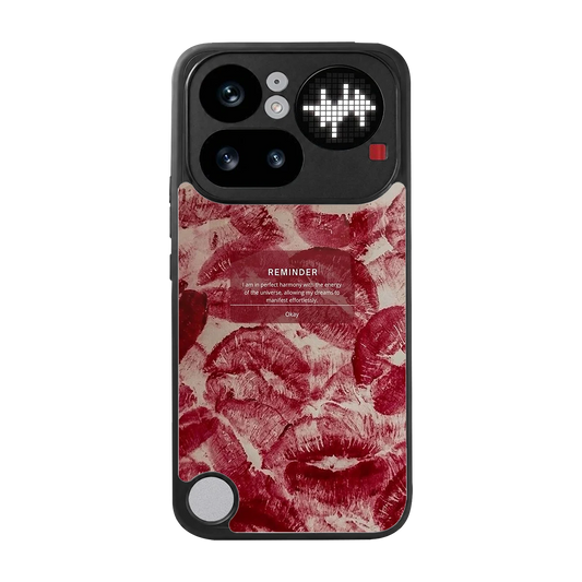 Reminder back phone cover | glass case for nothing phone 4a pro