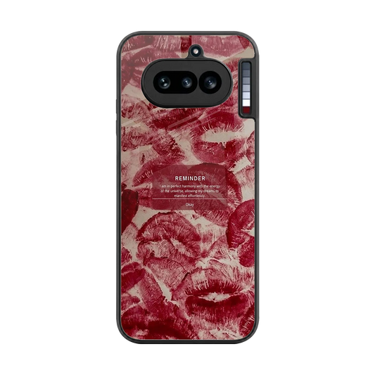 Reminder back phone cover | glass case for nothing phone 4a