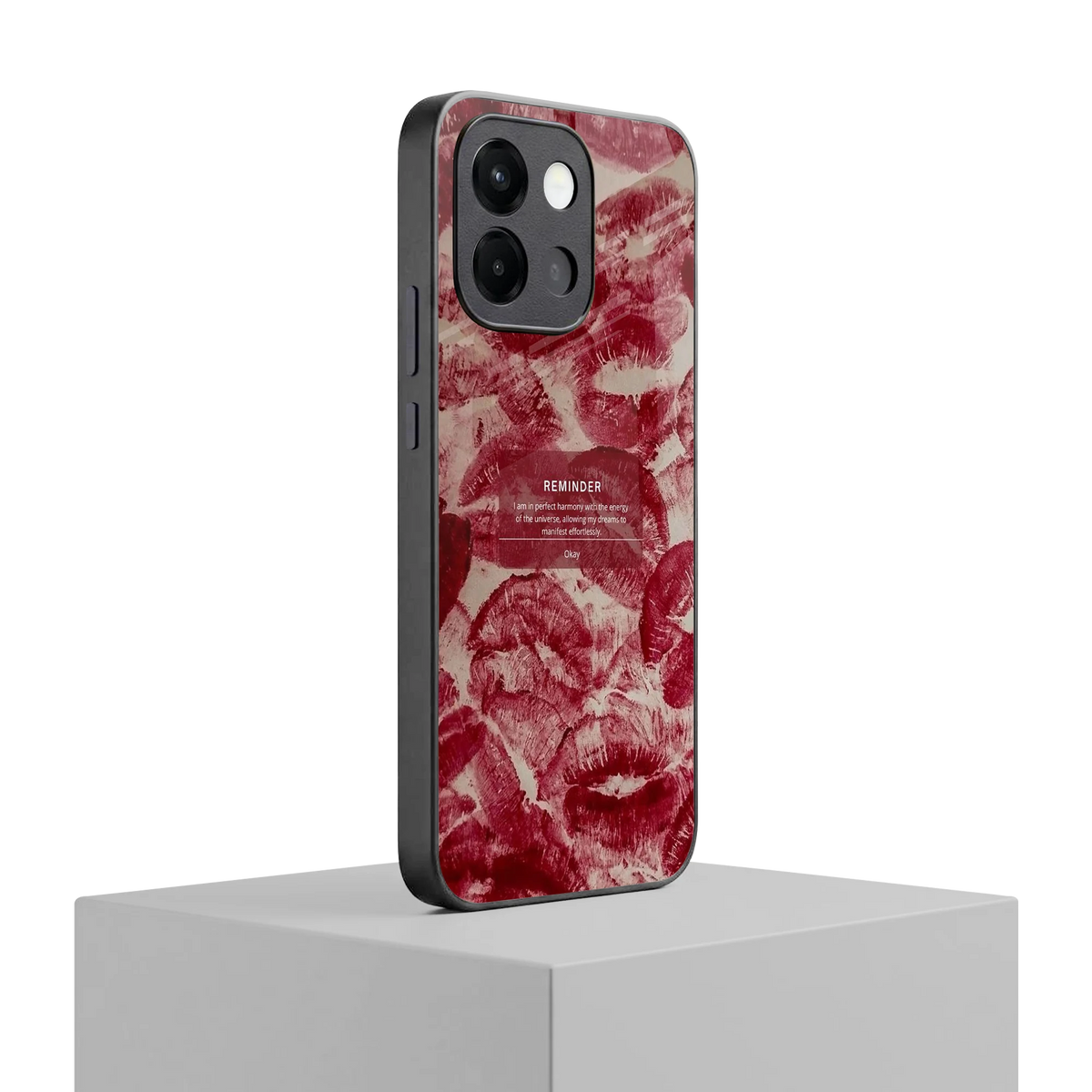 Reminder oneplus 13s mobile cover | shockproof glass phone case