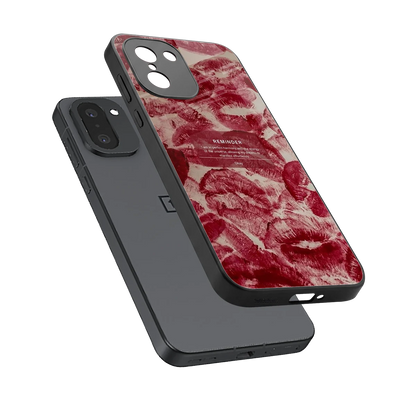 Reminder sleek oneplus 15r cover with tempered glass back and TPU edges