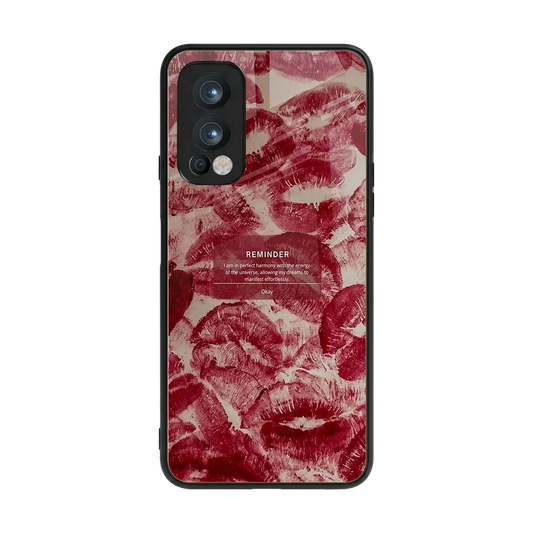 Reminder back phone cover | glass case for oneplus nord 2