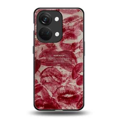 Reminder back phone cover | glass case for oneplus nord 3