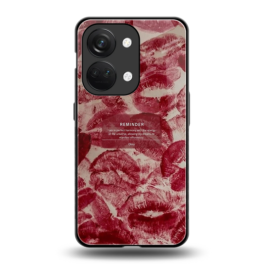 Reminder back phone cover | glass case for oneplus nord 3