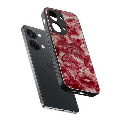 Reminder sleek oneplus nord 3 cover with tempered glass back and TPU edges