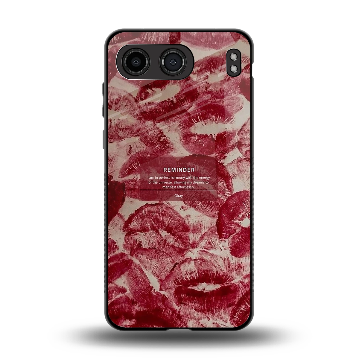 Reminder back phone cover | glass case for oneplus nord 4