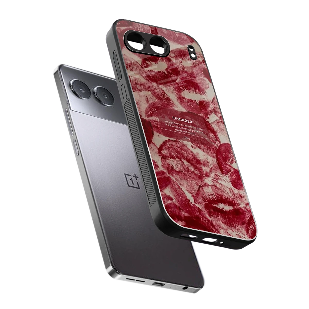 Reminder sleek oneplus nord 4 cover with tempered glass back and TPU edges