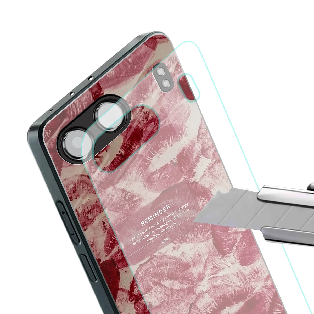 Reminder stylish phone case for oneplus nord 4 | glossy glass and slim fit