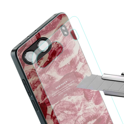 Reminder stylish phone case for oneplus nord 4 | glossy glass and slim fit