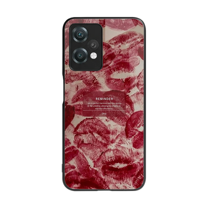 Reminder back phone cover | glass case for oneplus nord ce 2 lite