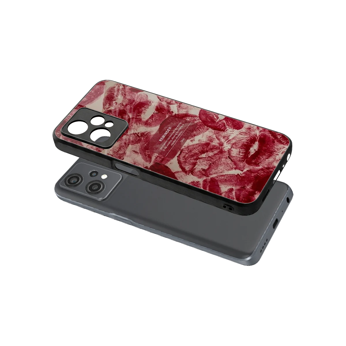 Reminder sleek oneplus nord ce 2 lite cover with tempered glass back and TPU edges