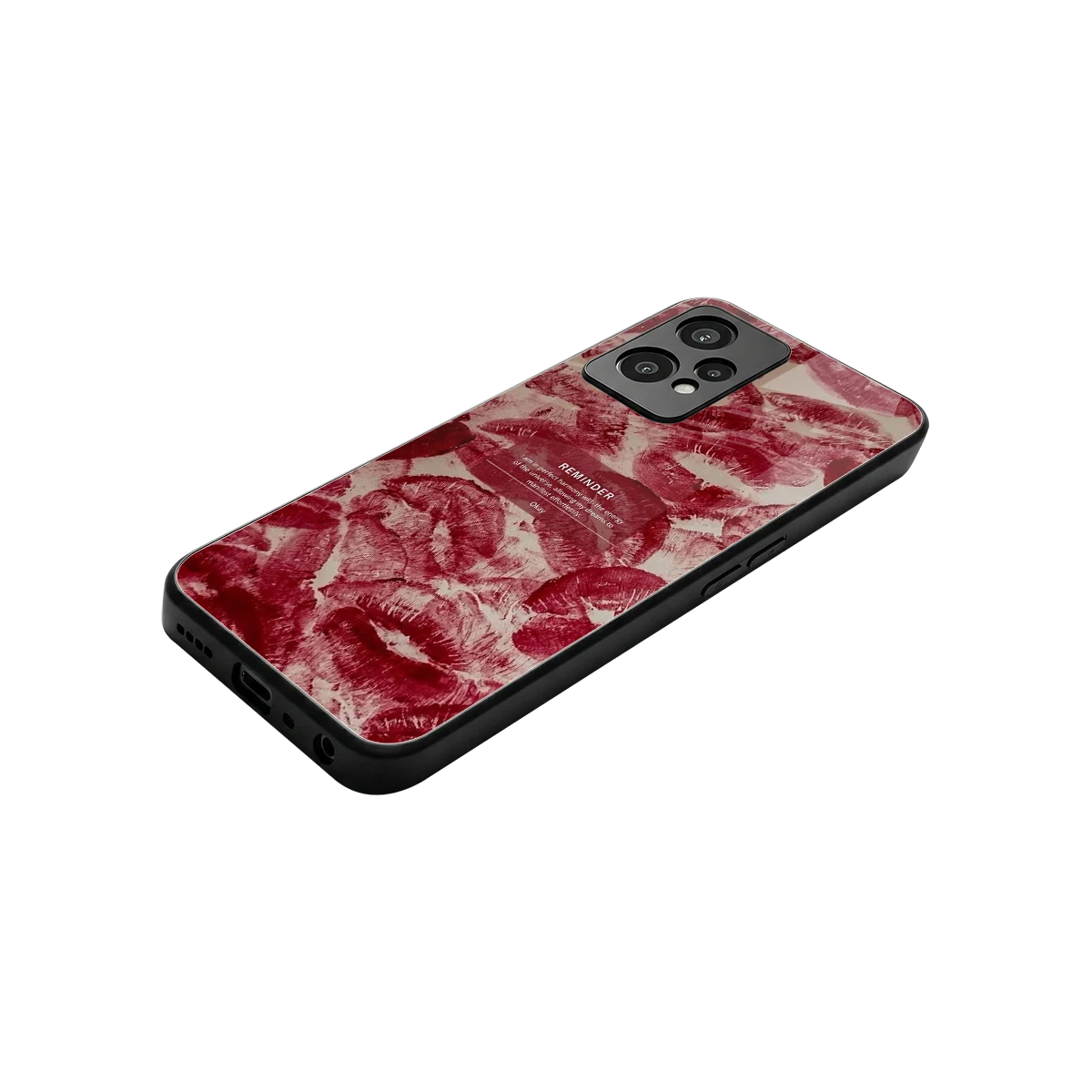 Reminder stylish phone case for oneplus nord ce 2 lite | glossy glass and slim fit
