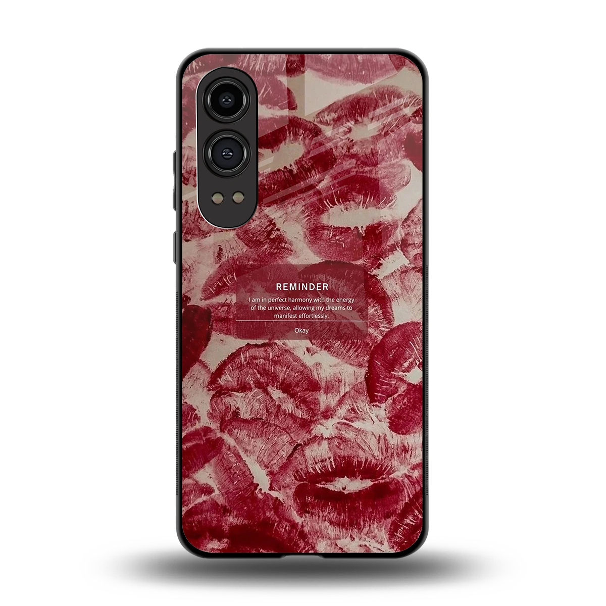 Reminder back phone cover | glass case for oneplus nord ce 4 lite